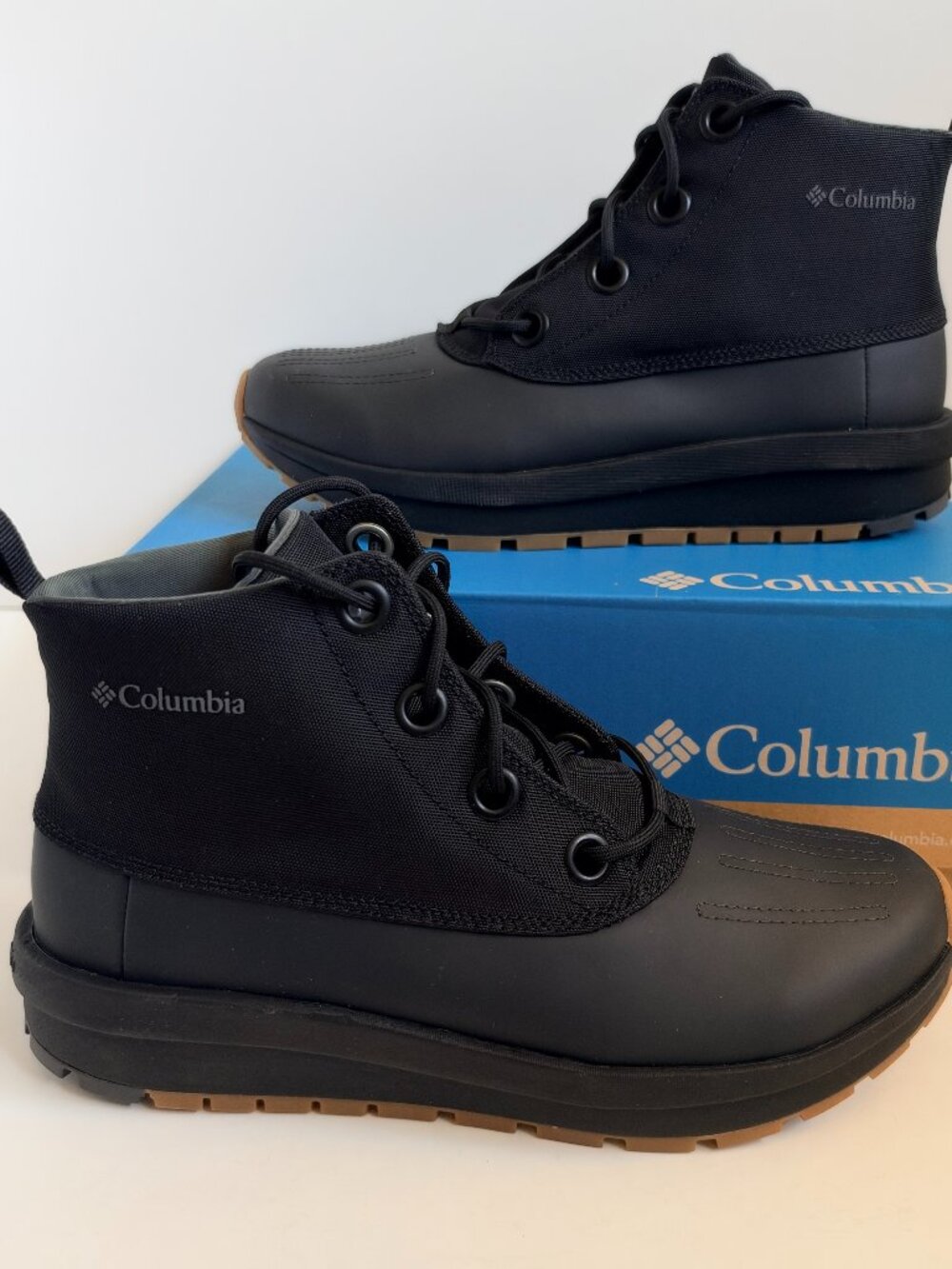 Columbia Moritza Shield Women's Black Boots Size 9.5 Duck Boot Waterproof NEW